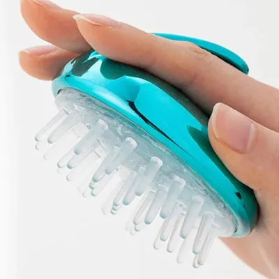 Silicone Head Massage Brush Comb (1 Pc)